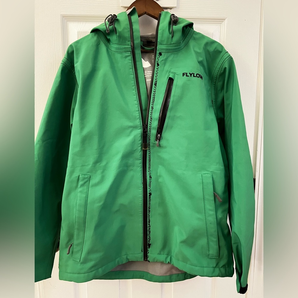 FLYLOW BILLIE COAT SIZE LARGE IN GREEN